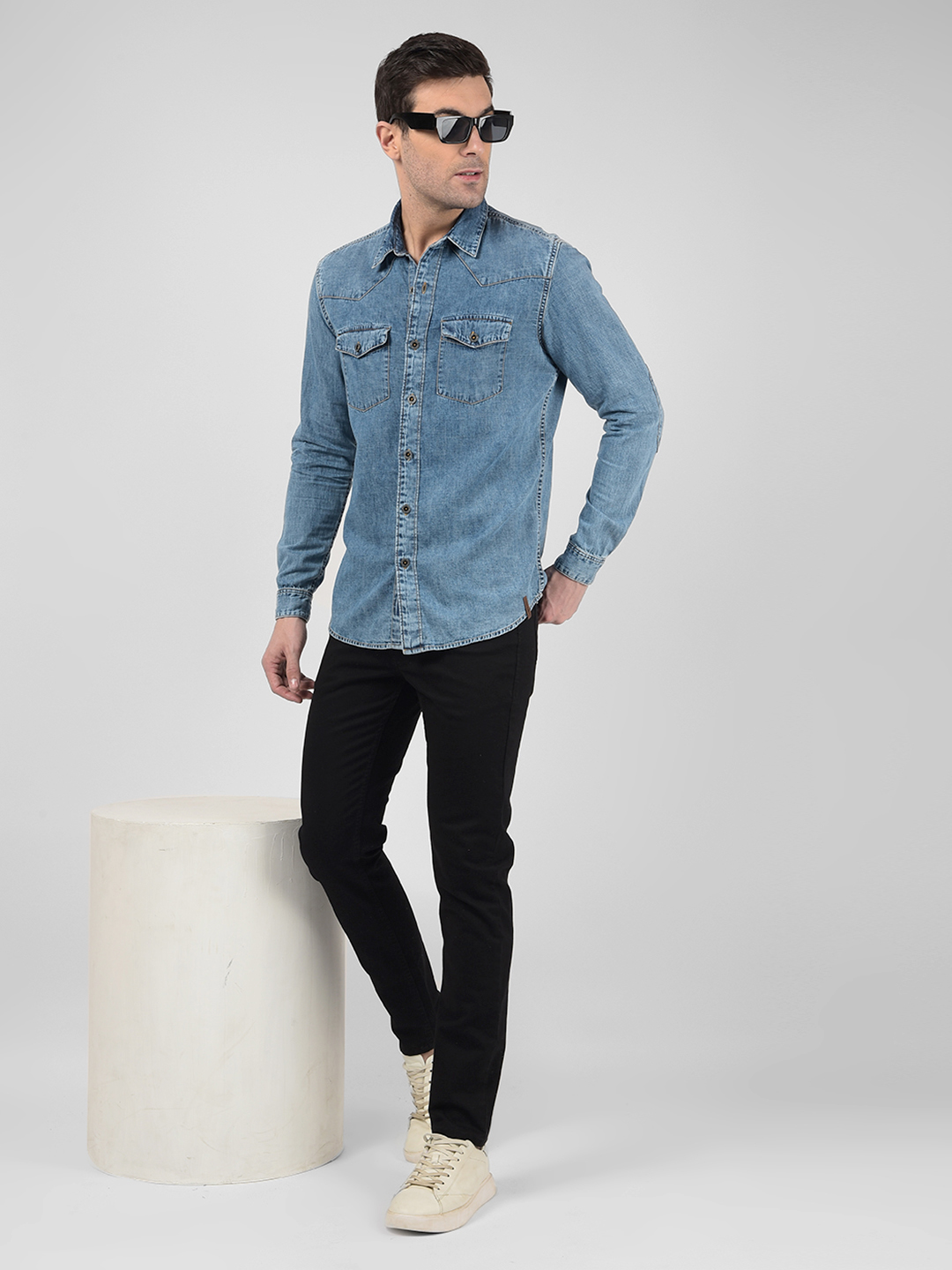 Numero Uno Men Solid Black Jeans